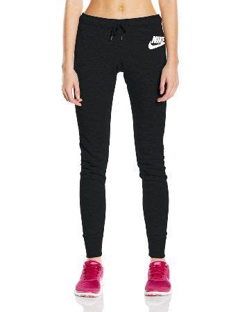 damen hosen & leggings nike rally mit metallic-logo tiefschwarz qywxhc